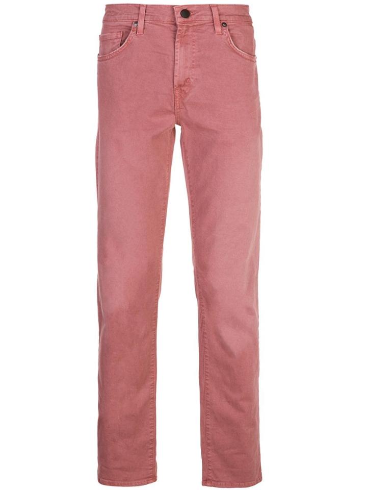 J Brand Tyler Fit Jeans - Red