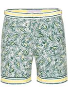Orlebar Brown Bulldog Rainforest Print Swim Shorts - White