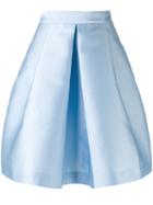 P.a.r.o.s.h. Metallic Skirt, Women's, Size: Large, Blue, Silk/polyester/acetate/viscose