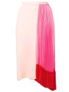 Marni Pleated Draped Skirt - Pink