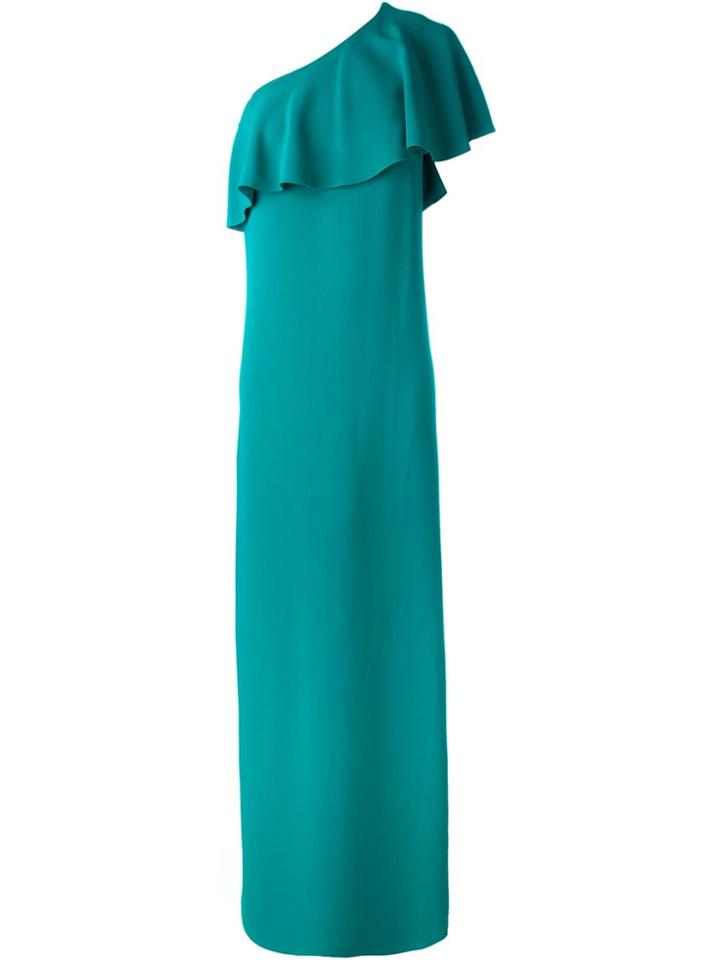Lanvin One Shoulder Evening Dress - Blue