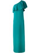 Lanvin One Shoulder Evening Dress - Blue