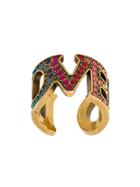 Gucci Embellished Loved Ring - Metallic