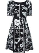 Kenzo 'tanami Flowers' Dress, Women's, Size: Xs, Black, Cotton