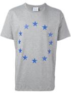 Études Circular Star Print T-shirt, Men's, Size: Small, Grey, Cotton