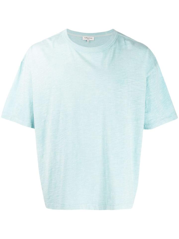 Ymc Melange Knit T-shirt - Blue