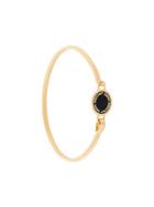 Marc Jacobs Enamel Logo Disk Bracelet, Women's, Black