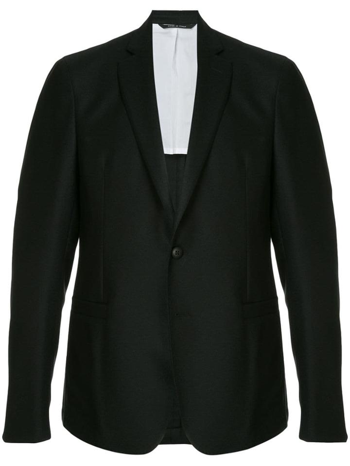 Sartorial Monk Formal Fitted Jacket - Black