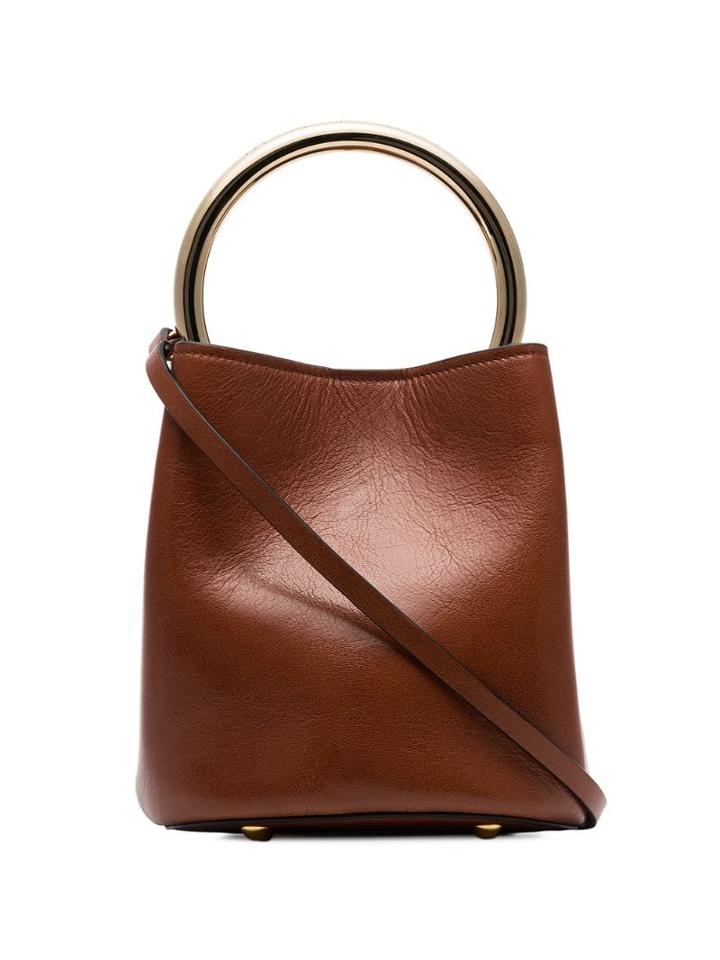 Marni Pannier Shoulder Bag - Brown