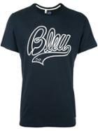 Bleu De Paname Printed T-shirt, Men's, Size: Small, Blue, Cotton