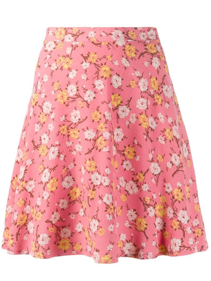 Polo Ralph Lauren Floral Print Mini Skirt - Pink