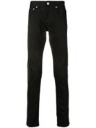 Alexander Mcqueen Contrast Stripe Jeans - Black