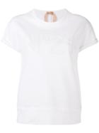 No21 Logo T-shirt, Women's, Size: 42, White, Cotton