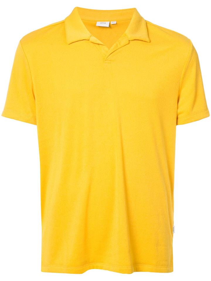 Onia Shaun Polo Shirt - Yellow