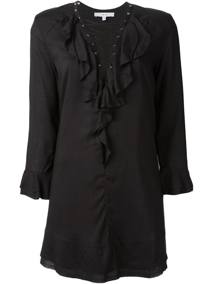 Iro Ruffled Placket Dress