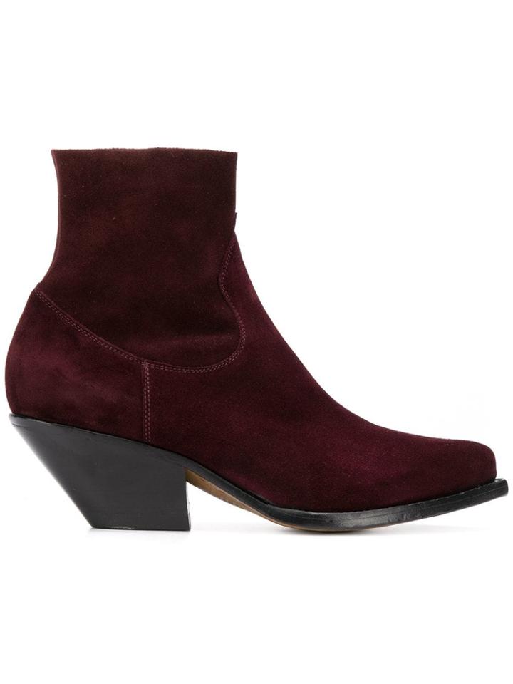 Buttero Ankle Boots - Purple