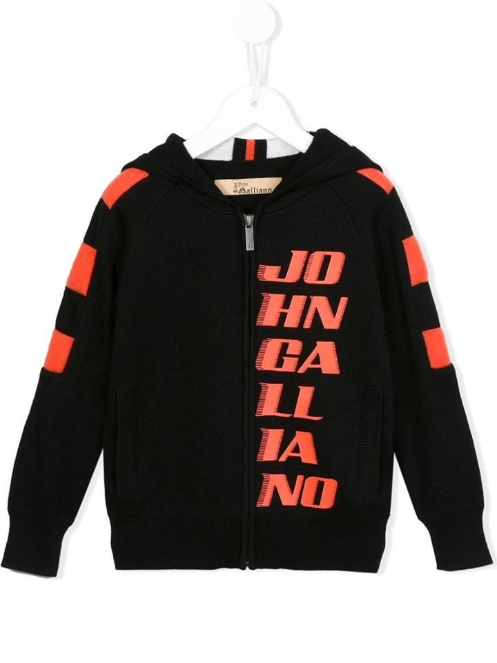 John Galliano Kids Zipped Hoodie