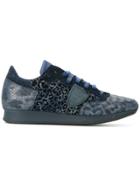 Philippe Model Animal Print Trainers - Blue