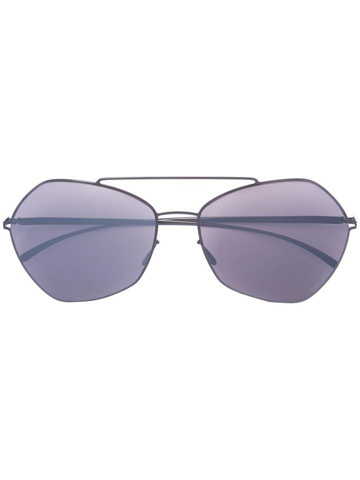 Mykita Maison Martin Margiela Esse Sunglasses, Adult Unisex, Silver, Stainless Steel