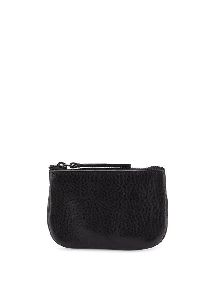 Ann Demeulemeester Textured Coin Purse - Black