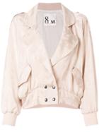8pm Kiribati Bomber Jacket - Nude & Neutrals