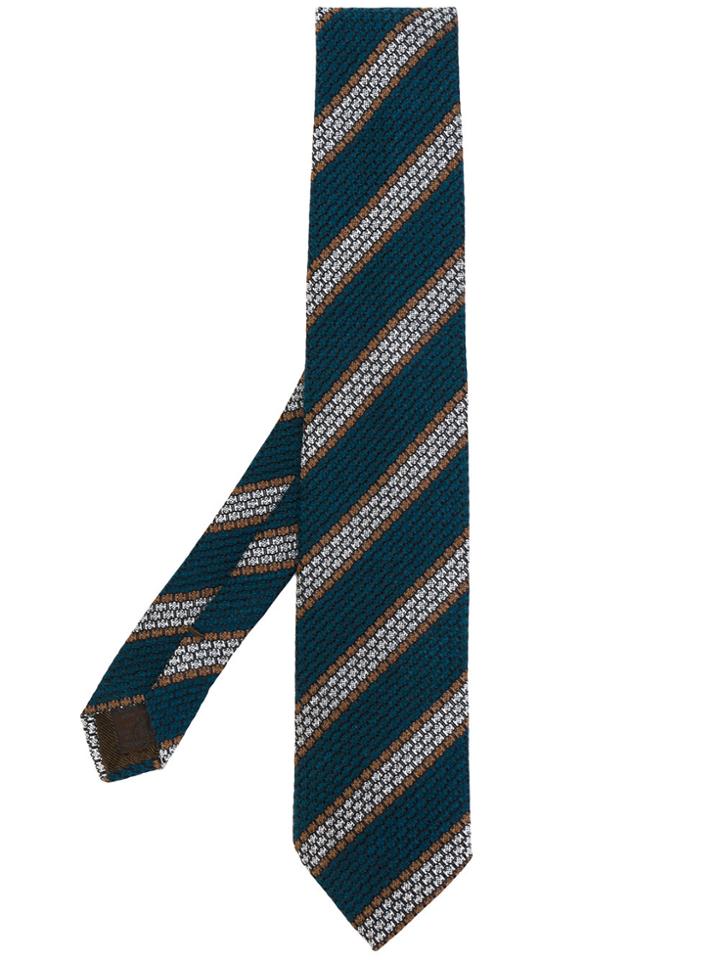 Church's Vertical Striped Tie - Blue