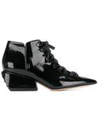 Petar Petrov Sacha Laced Ankle Boots - Black