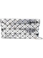 Bao Bao Issey Miyake - Geometric Structure Zipped Clutch - Women - Pvc - One Size, Grey, Pvc