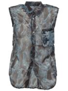 Comme Des Garçons Front Pocket See-through Top