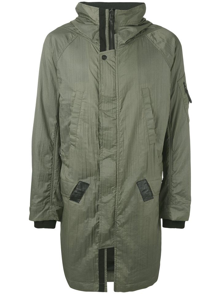 11 By Boris Bidjan Saberi - Cargo Coat - Men - Polyamide - S, Green, Polyamide