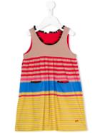 Rykiel Enfant Striped Dress, Girl's, Size: 10 Yrs, Red