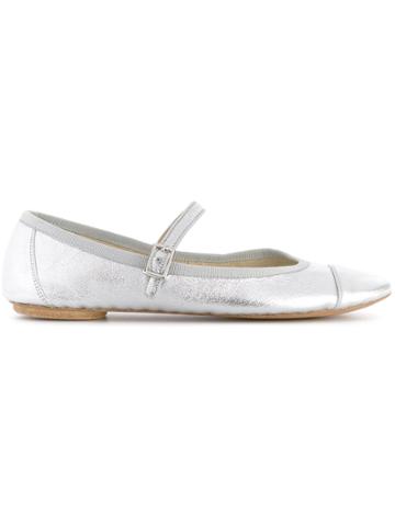Gielle Kids Straped Ballerinas - Metallic