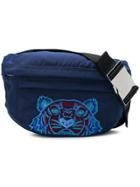 Kenzo Tiger Embroidered Waist Bag - Blue