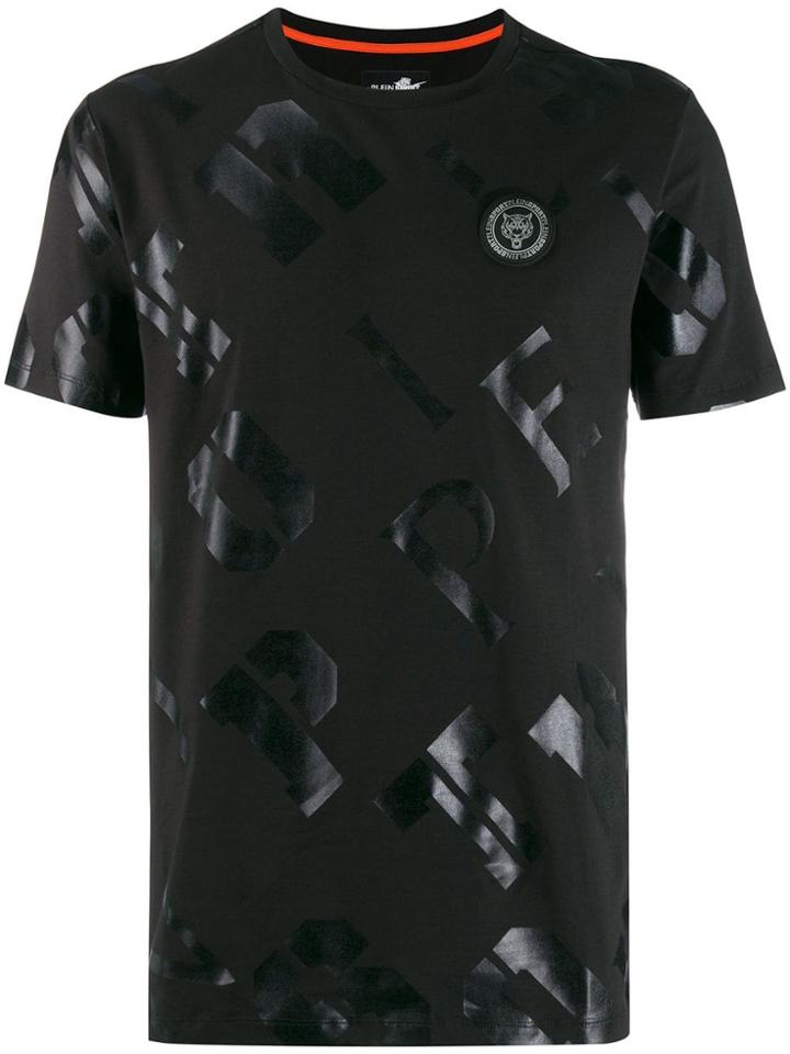Plein Sport All Over Ps T-shirt - Black