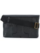 Tory Burch - Serif Cross-body Bag - Women - Leather - One Size, Black, Leather