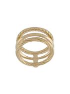 Saint Laurent 'armure Phalange' Ring - Metallic