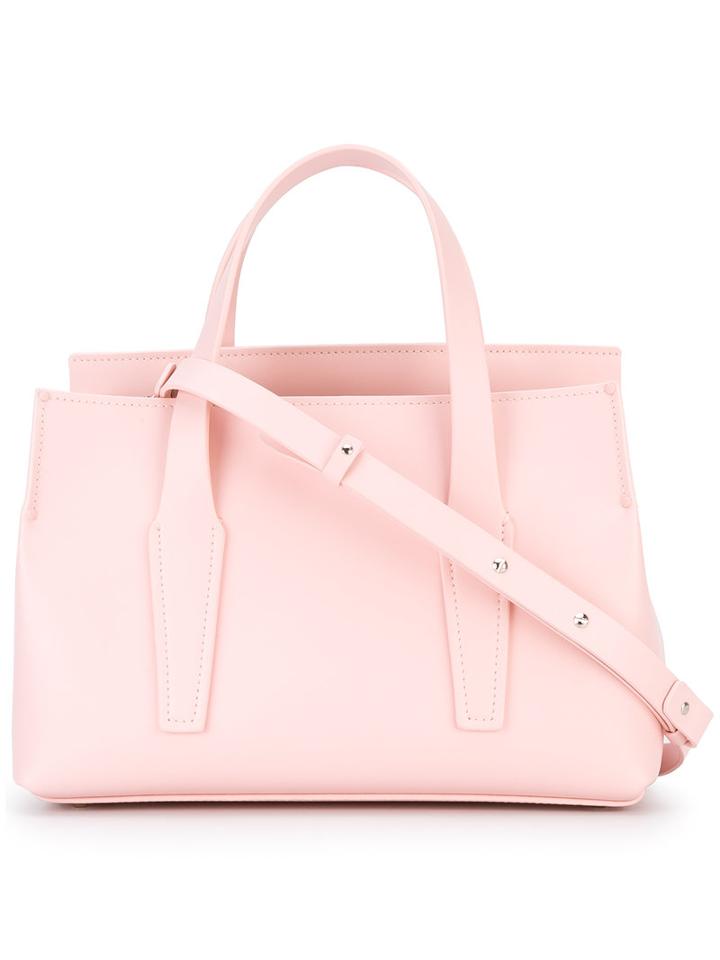 Nico Giani - Removable Straps Tote - Women - Leather - One Size, Women's, Pink/purple, Leather