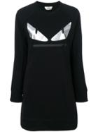 Fendi Monster Eyes Sweater Dress - Black