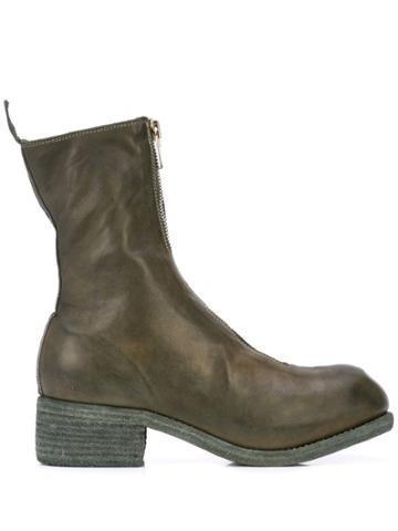 Guidi Ankle Length Boots - Green