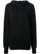 Rito Drawstring Front Pocket Hoodie, Women's, Size: 38, Black, Mohair