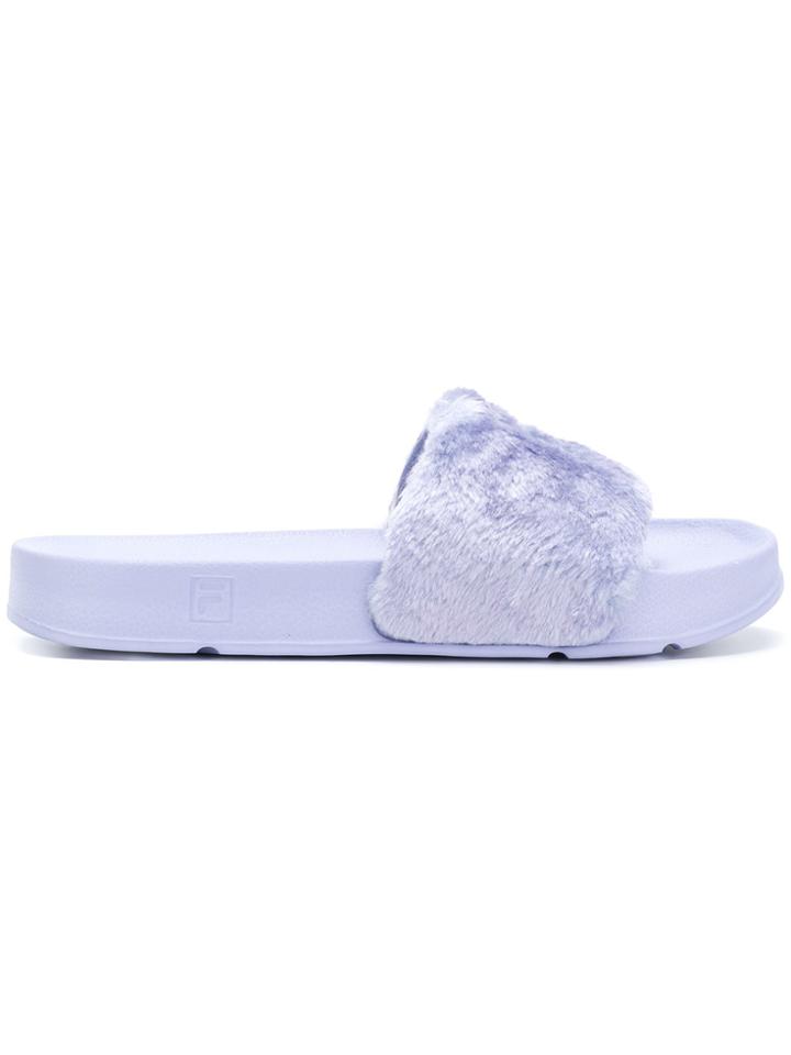 Baja East Fila X Baja Slides - Pink & Purple