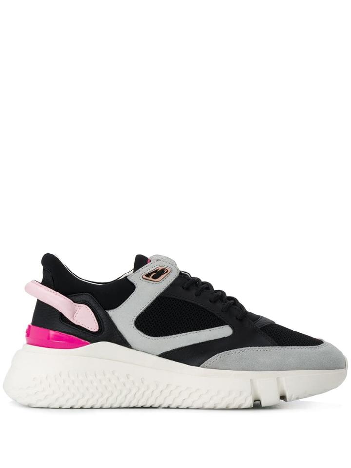 Buscemi Colour Block Chunky Sneakers - Black
