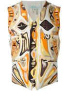 Emilio Pucci Vintage Classic Print Waistcoat - Multicolour