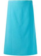 Chanel Pre-owned 1990s A-line Skirt - Blue