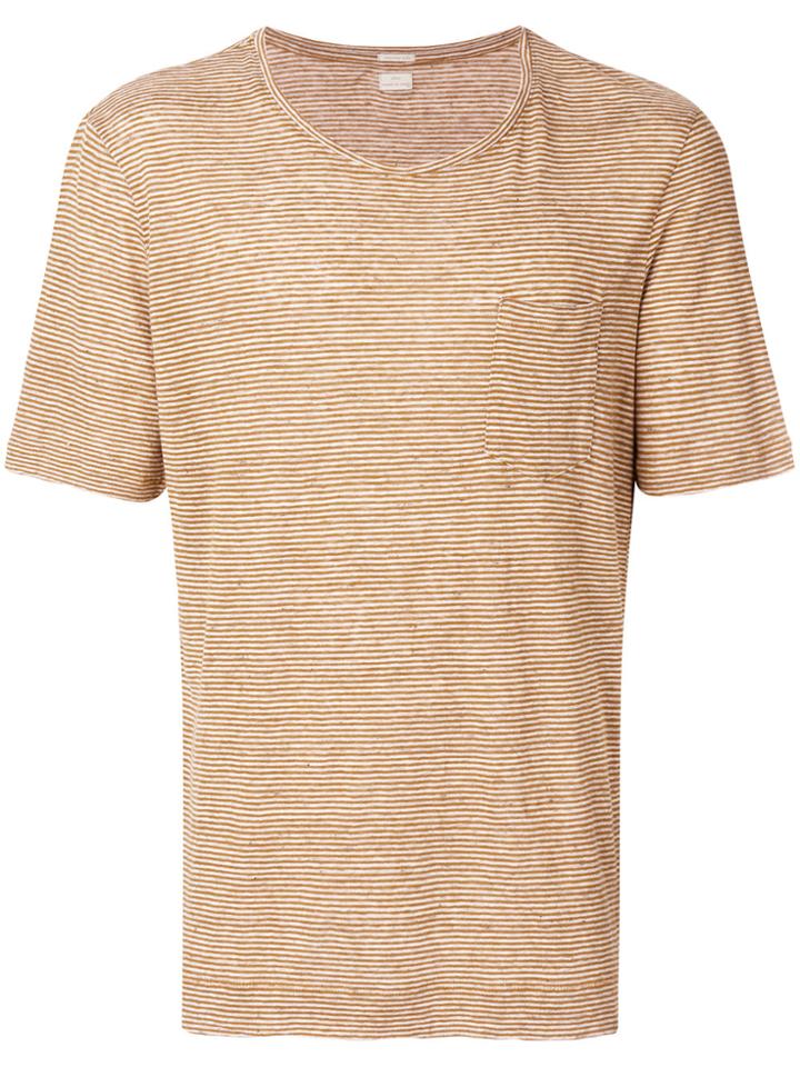 Massimo Alba Striped T-shirt - Yellow & Orange