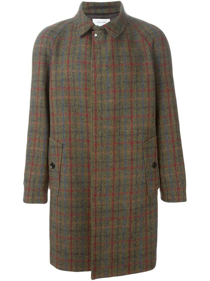 Soulland 'b G' Tweed Coat
