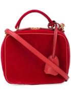 Mark Cross Small Velvet Tote Bag - Red