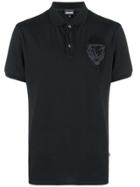 Just Cavalli Tiger Polo Shirt - Black