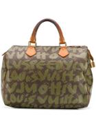 Louis Vuitton Vintage 2001's Graffiti Speedy Bag - Green