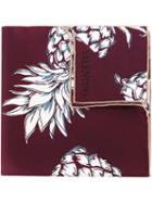 Valentino Garavani Pineapple Print Pocket Square
